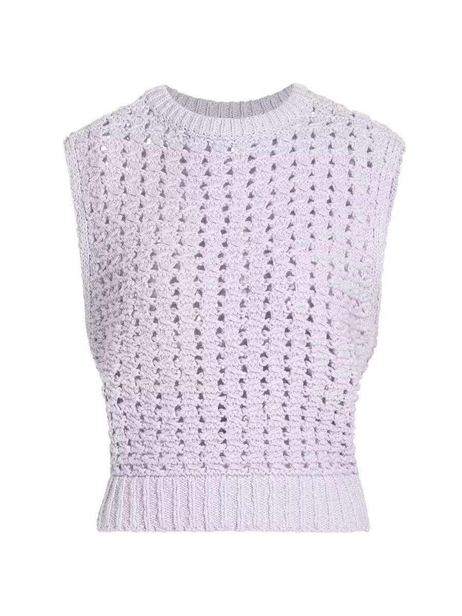 Tape Yarn Sweater Vest | Saks Fifth Avenue