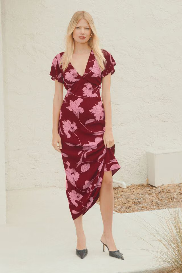 Soraya Floral Maxi Dress | Dynamite Clothing