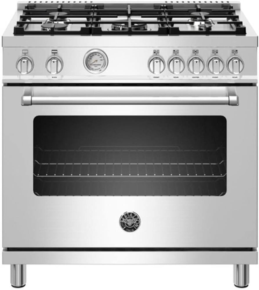 Bertazzoni MAST365GASXELP Master Series Gas Range, 36" LP, Stainless Steel | Amazon (US)