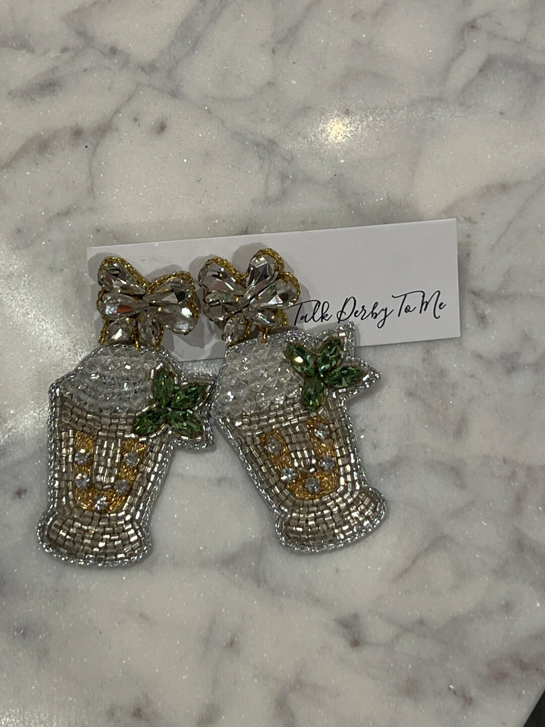 Derby Jewelry - Mint Julep Earrings   LU076 | Etsy (US)