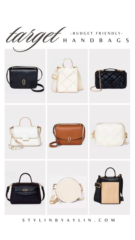 Budget friendly handbags, target handbags #StylinbyAylin #Aylin 