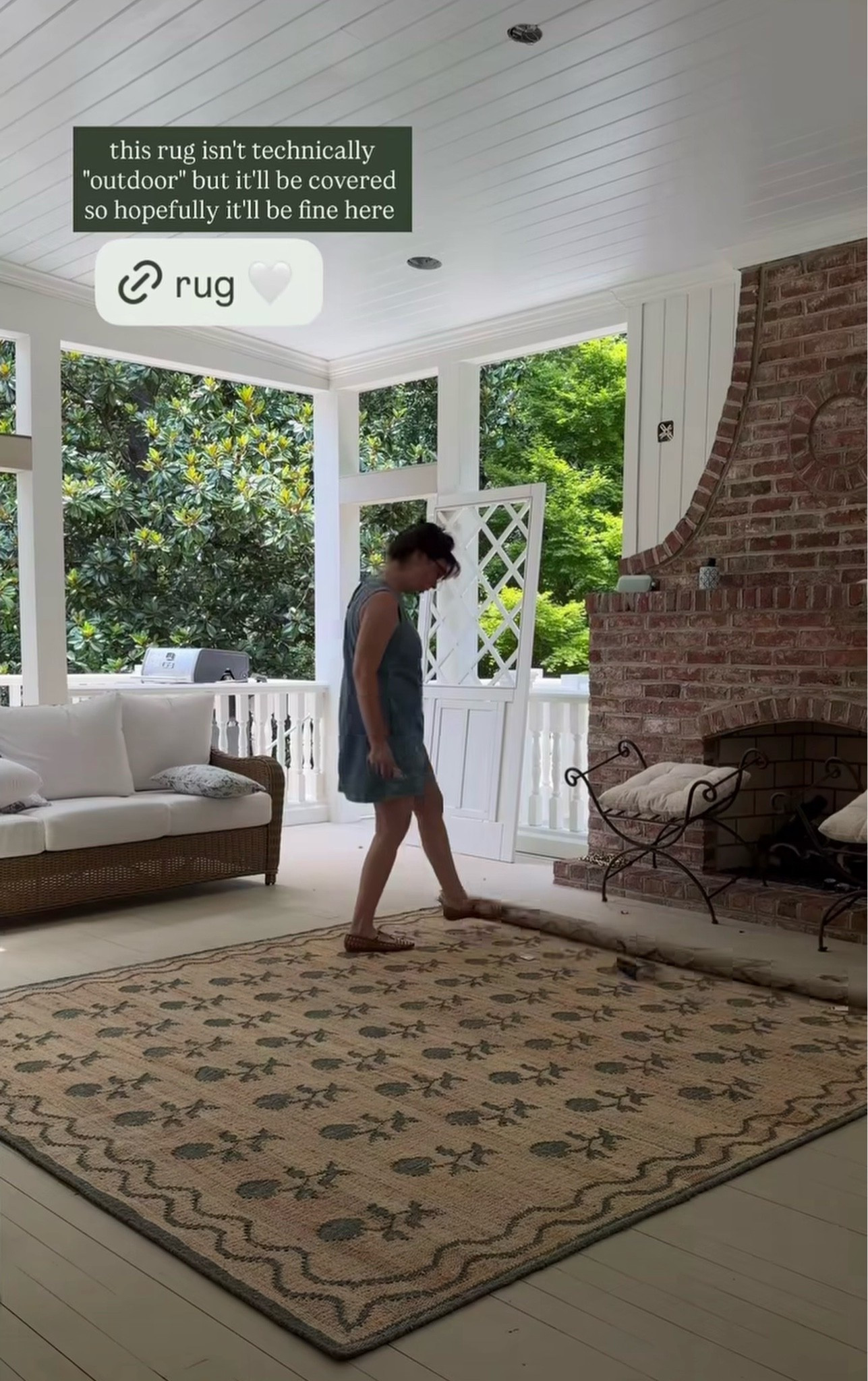Screened in porch rug!🤍

#LTKHome