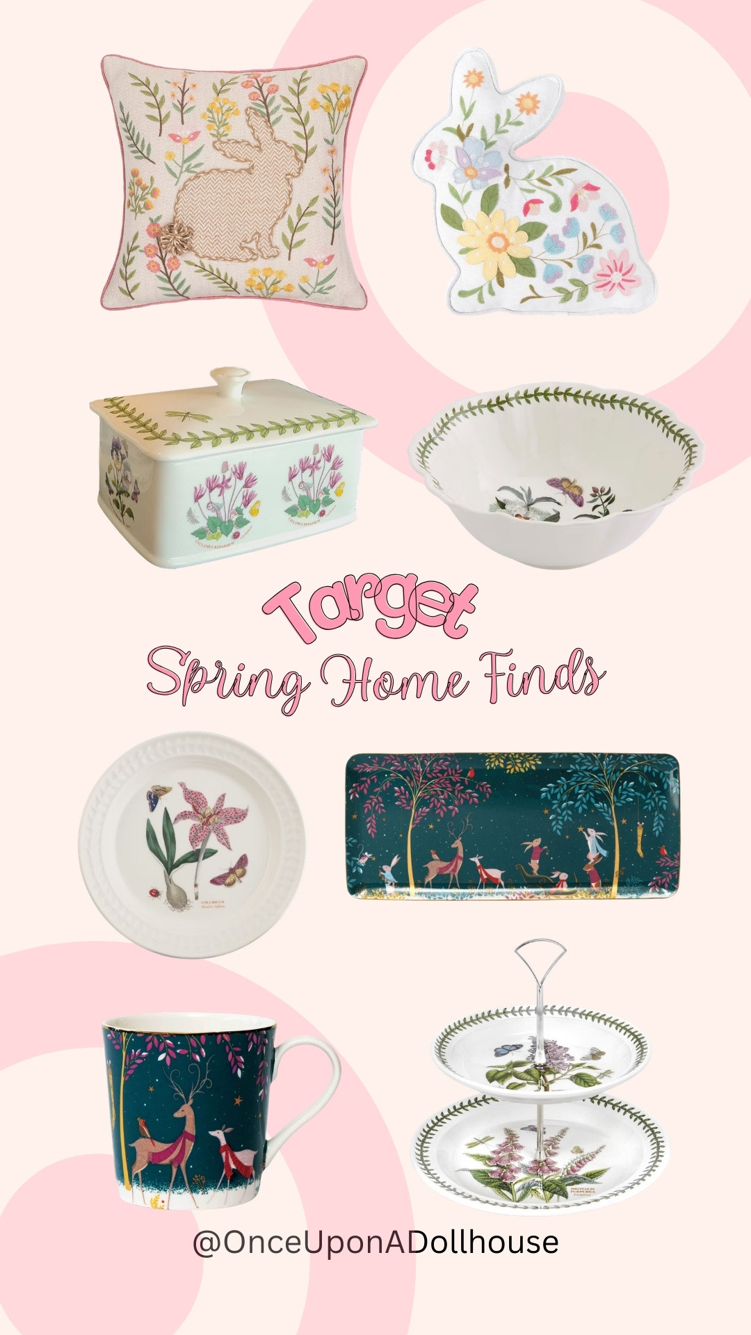 Target Spring Home Finds! 

Tray, plates, bowl, cake stand, mug, pillow

#LTKSpringSale #LTKHome #LTKSeasonal