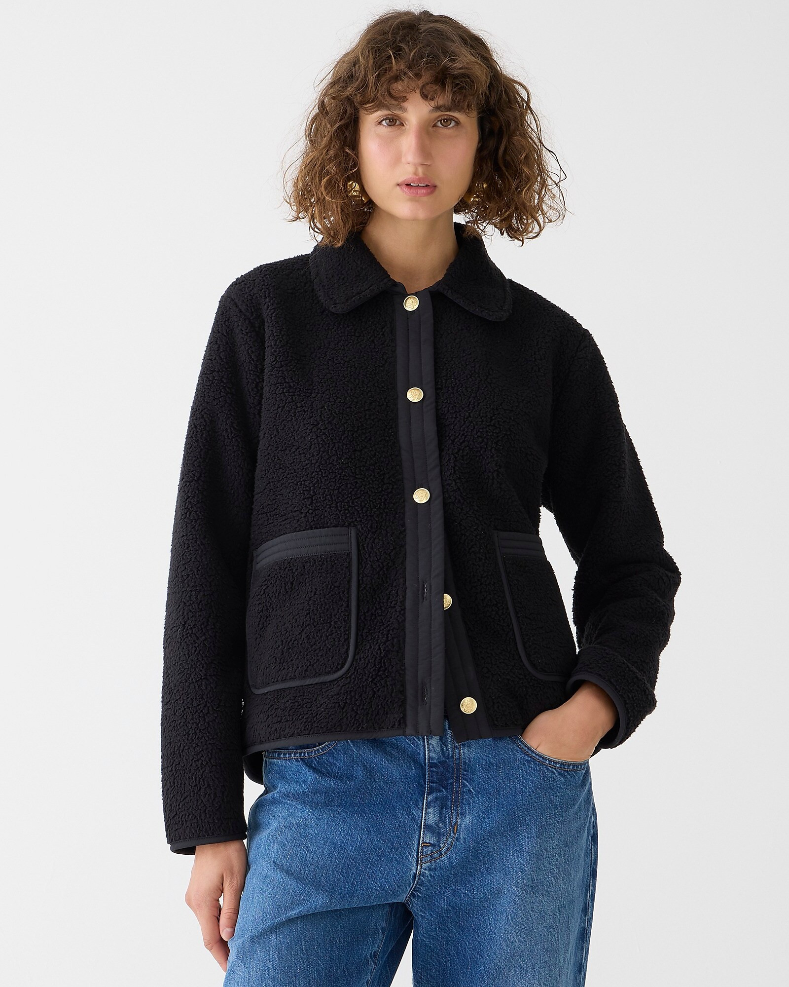 Teddy sherpa lady jacket | J. Crew US