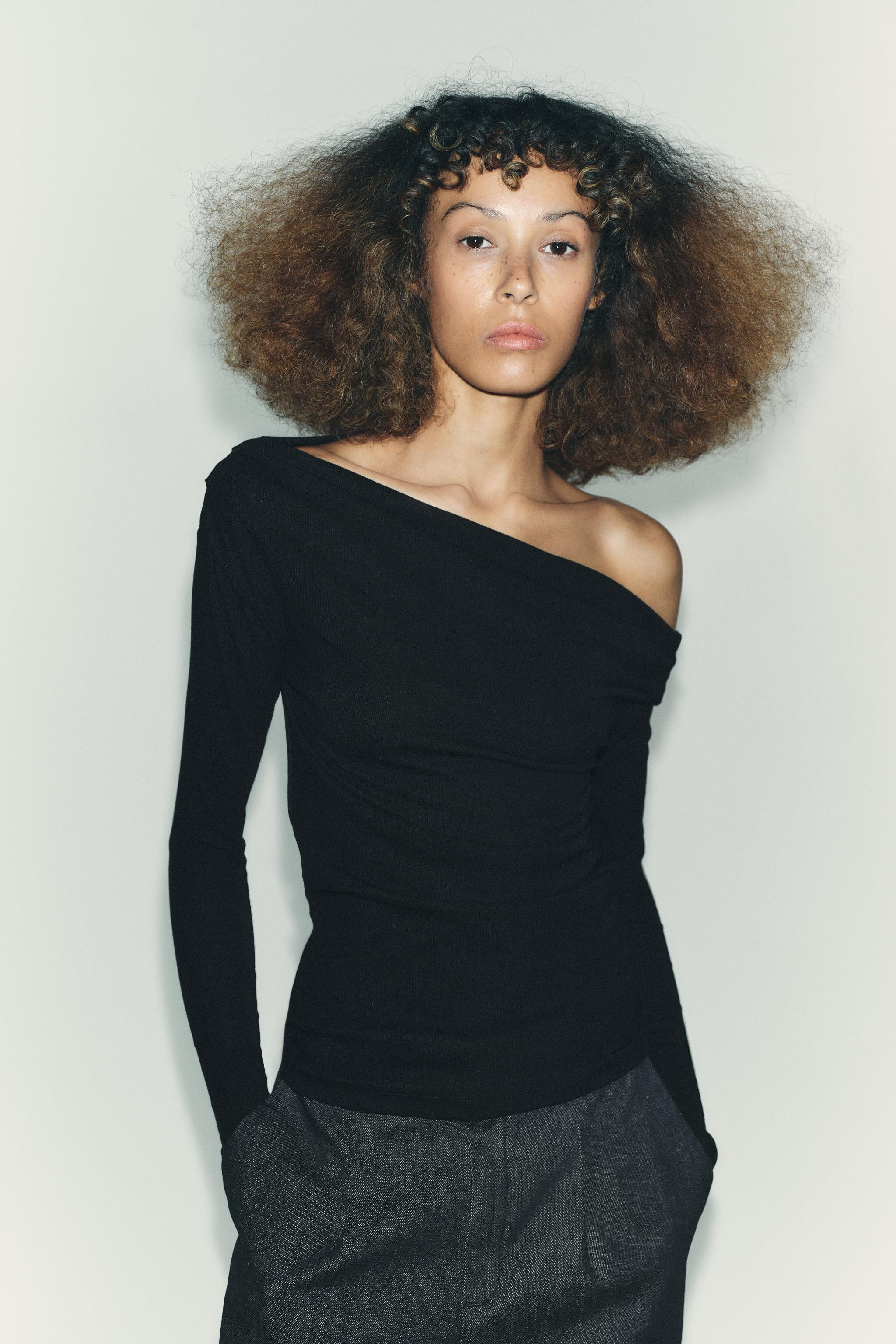 SOFT ASYMMETRIC TOP | Zara US