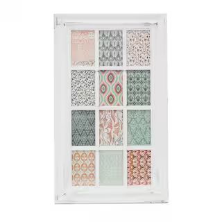 KG Collage Frame - Distressed White, Holds 12 4" x 6" Photos PH60228-2FF - The Home Depot | The Home Depot