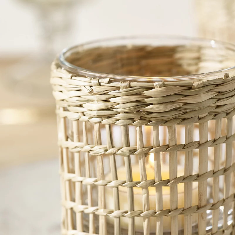 Seagrass Tealight Holder | The White Company (UK)