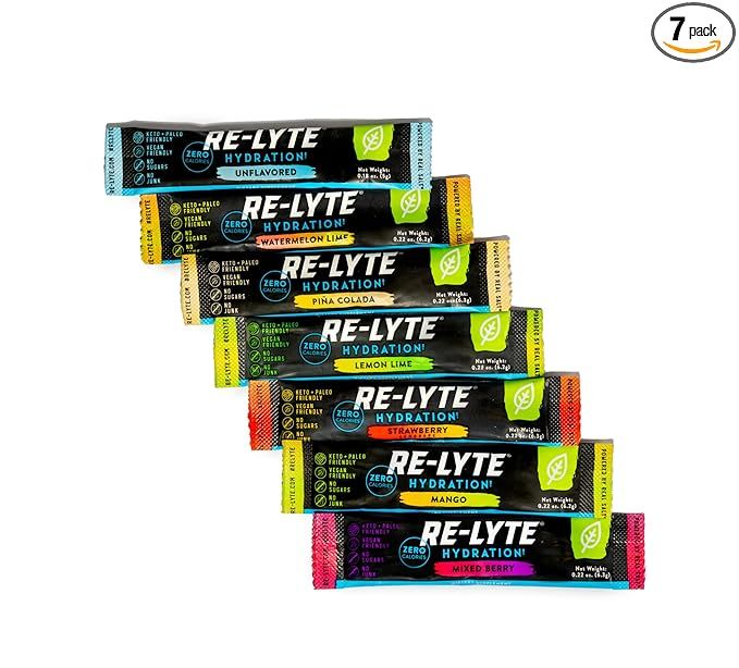 REDMOND Re-Lyte Hydration Electrolyte Drink Mix Variety (7 stick packs) | Amazon (US)