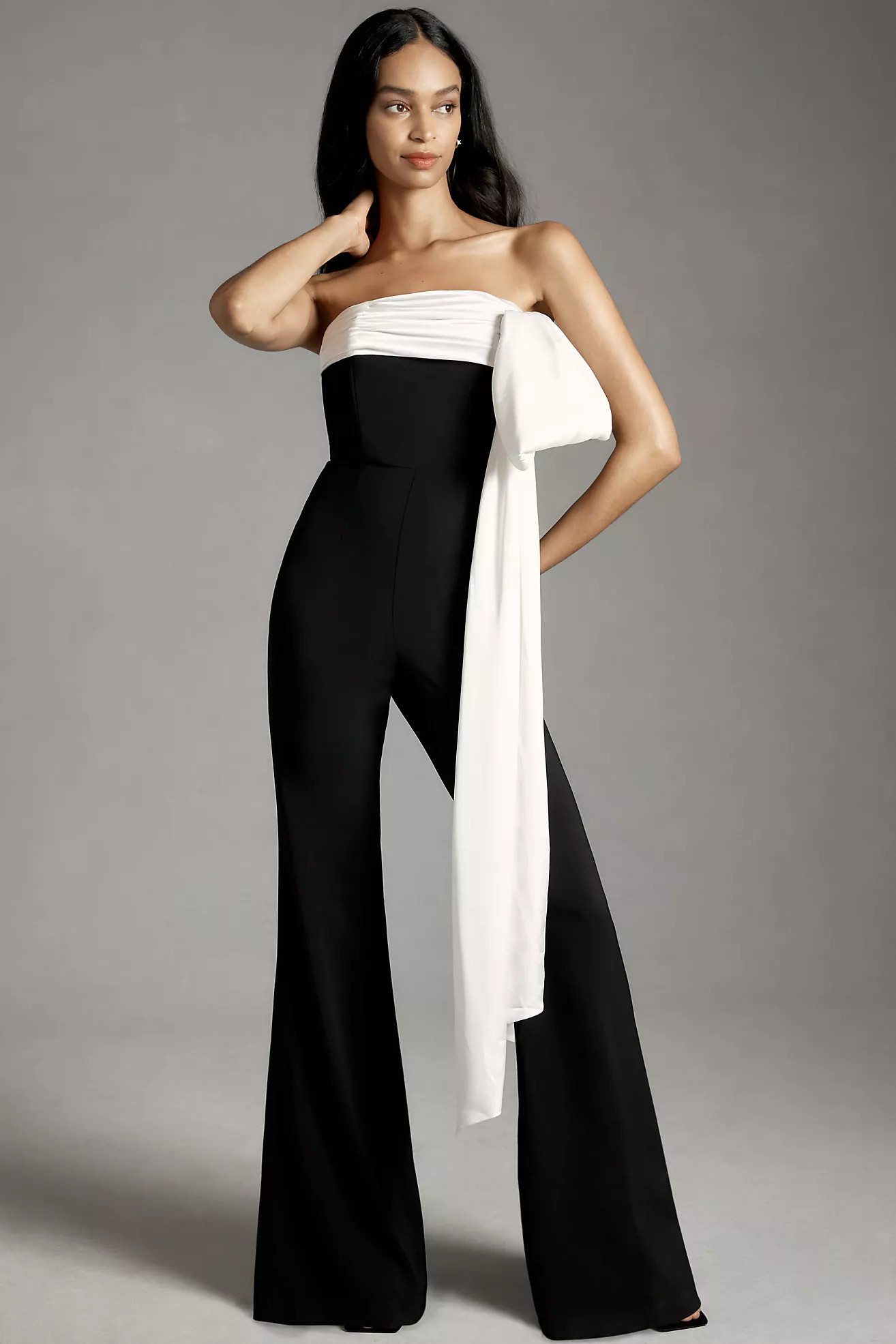 Hutch Bow-Front Jumpsuit | Anthropologie (US)