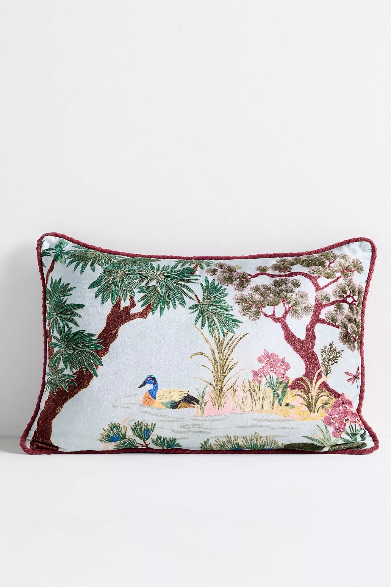 Velvet Tapestry Pillow | Anthropologie (US)