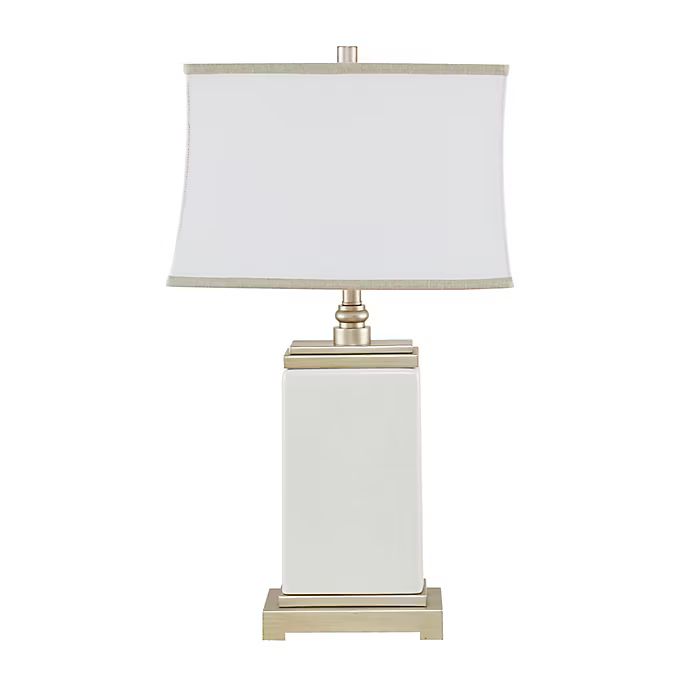 Hampton Hill Colette Table Lamp in Ivory with Cotton Shade | Bed Bath & Beyond | Bed Bath & Beyond