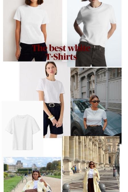 The best white T-shirts 

Cos- dressy for going out 
Jcrew- everyday 
Boden- for layering underneath sweaters
Uniqlo- everyday & layering  

Jill sander & Khaite for designers 

#LTKSpringSale #LTKstyletip