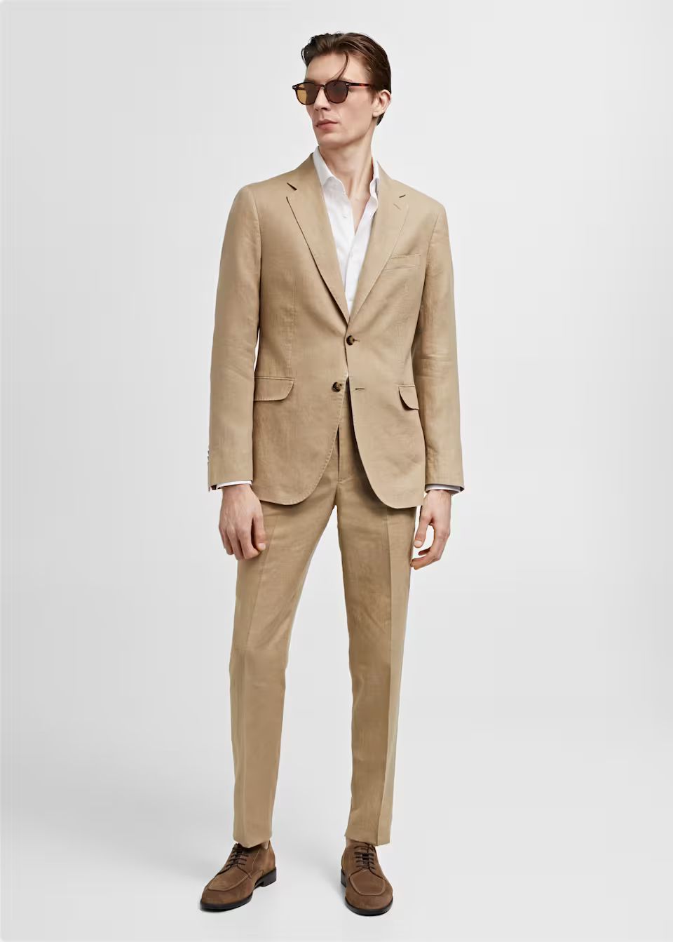 100% linen slim-fit suit blazer -  Men | Mango Man USA | MANGO (US)