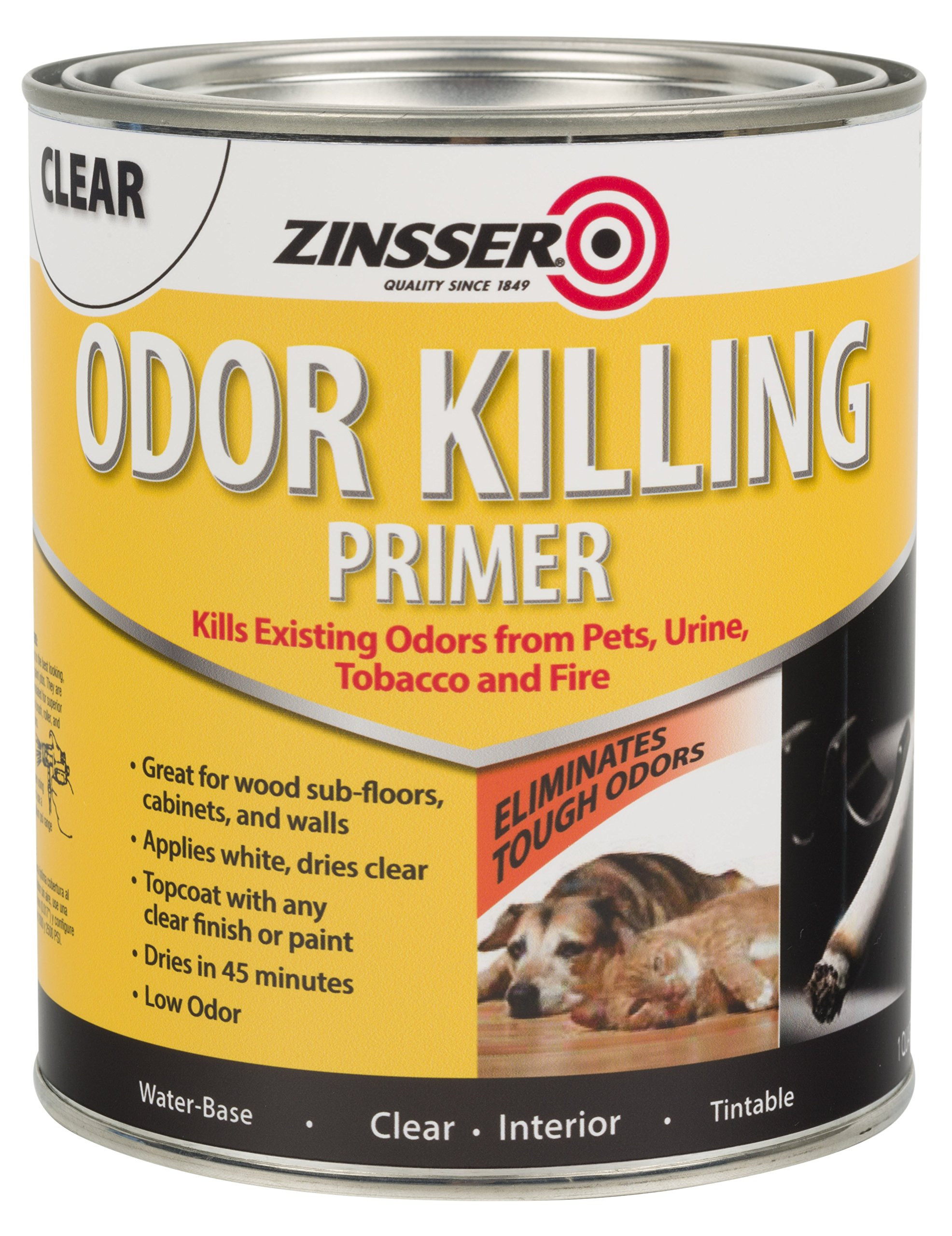 Rust-Oleum Zinsser 307648 Odor Killing Primer, White, Quart | Amazon (US)