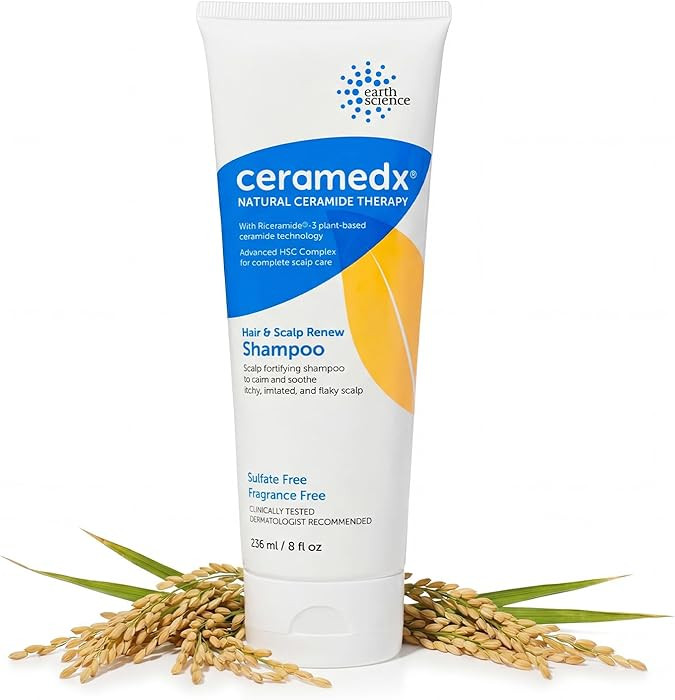 Ceramedx Hair & Scalp Renew Shampoo with Plant-based Riceramide-3 Technology, Deep Moisturizing f... | Amazon (US)