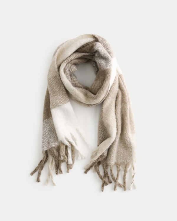 Women's Fuzzy Scarf | Women's Accessories | HollisterCo.com | Hollister (US)