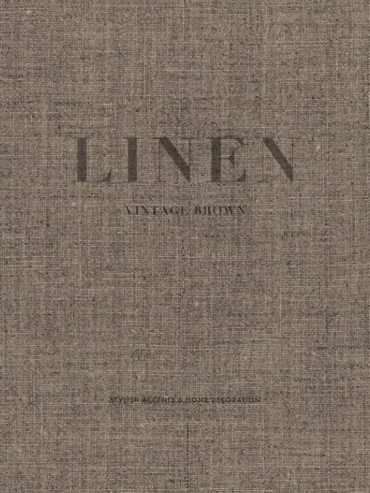 Vintage Brown - A Hard Cover Coffee Table Book, for Decor & Display | Faux Linen Style Home Accen... | Amazon (UK)