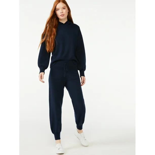 Free Assembly Women's Boxy Hoodie Sweater - Walmart.com | Walmart (US)