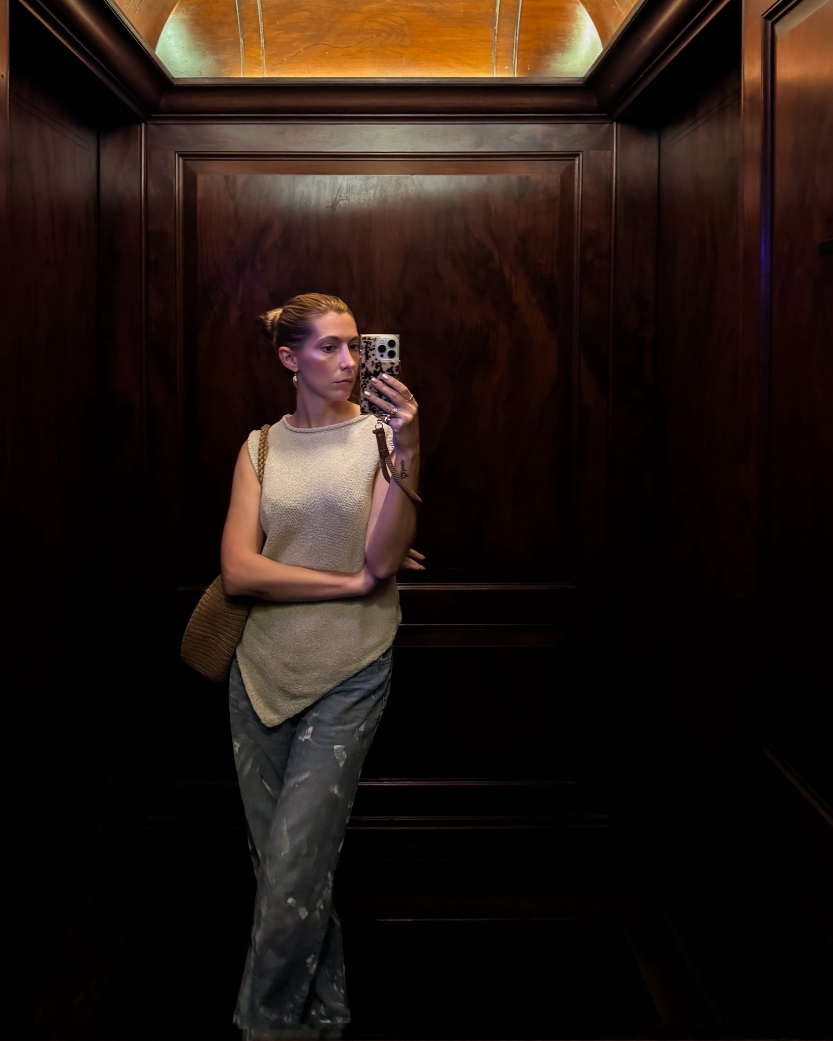 I added the paint to the jeans