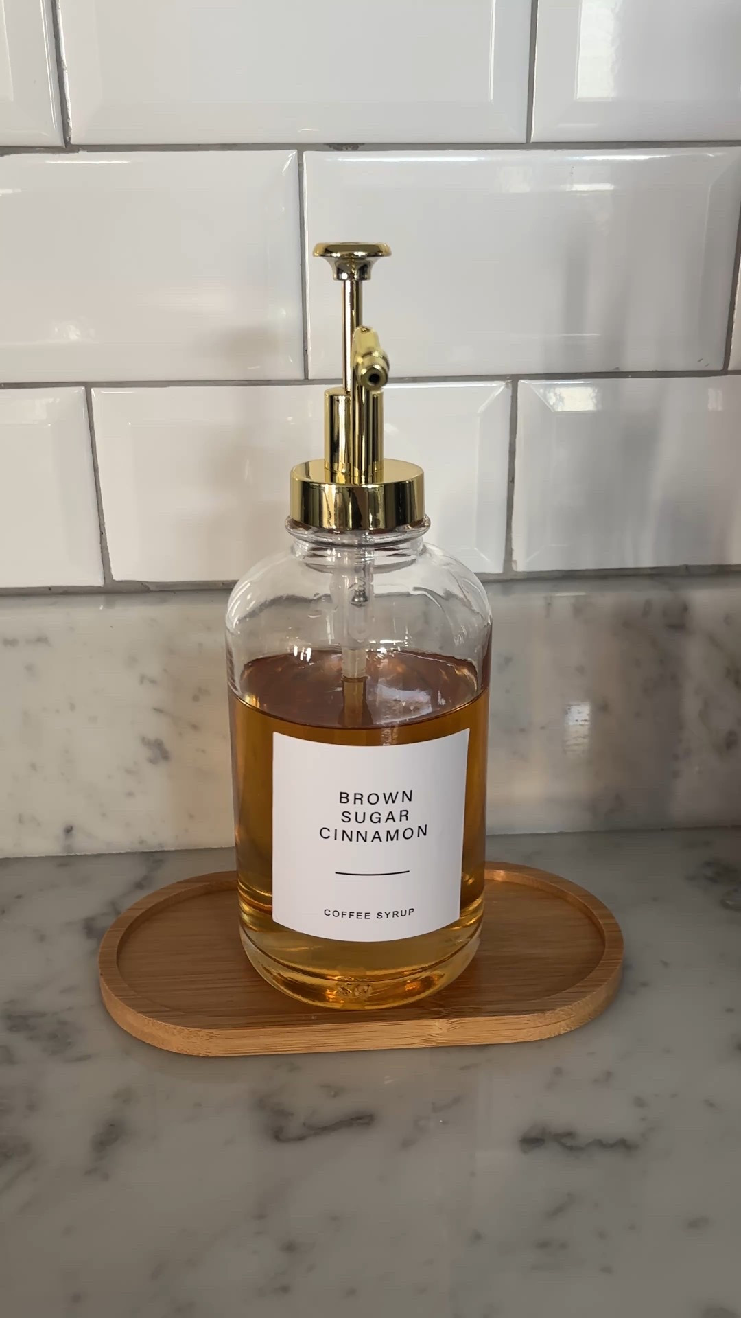 2 Pack 16oz Glass Coffee Syrup Dispenser with Gold Pump, Elegant Coffee Bar Accessories with Labels, Reusable Syrup Bottles for Kitchen, Café & Home Decor

#LTKfoodie #LTKmorningroutine #LTKHome