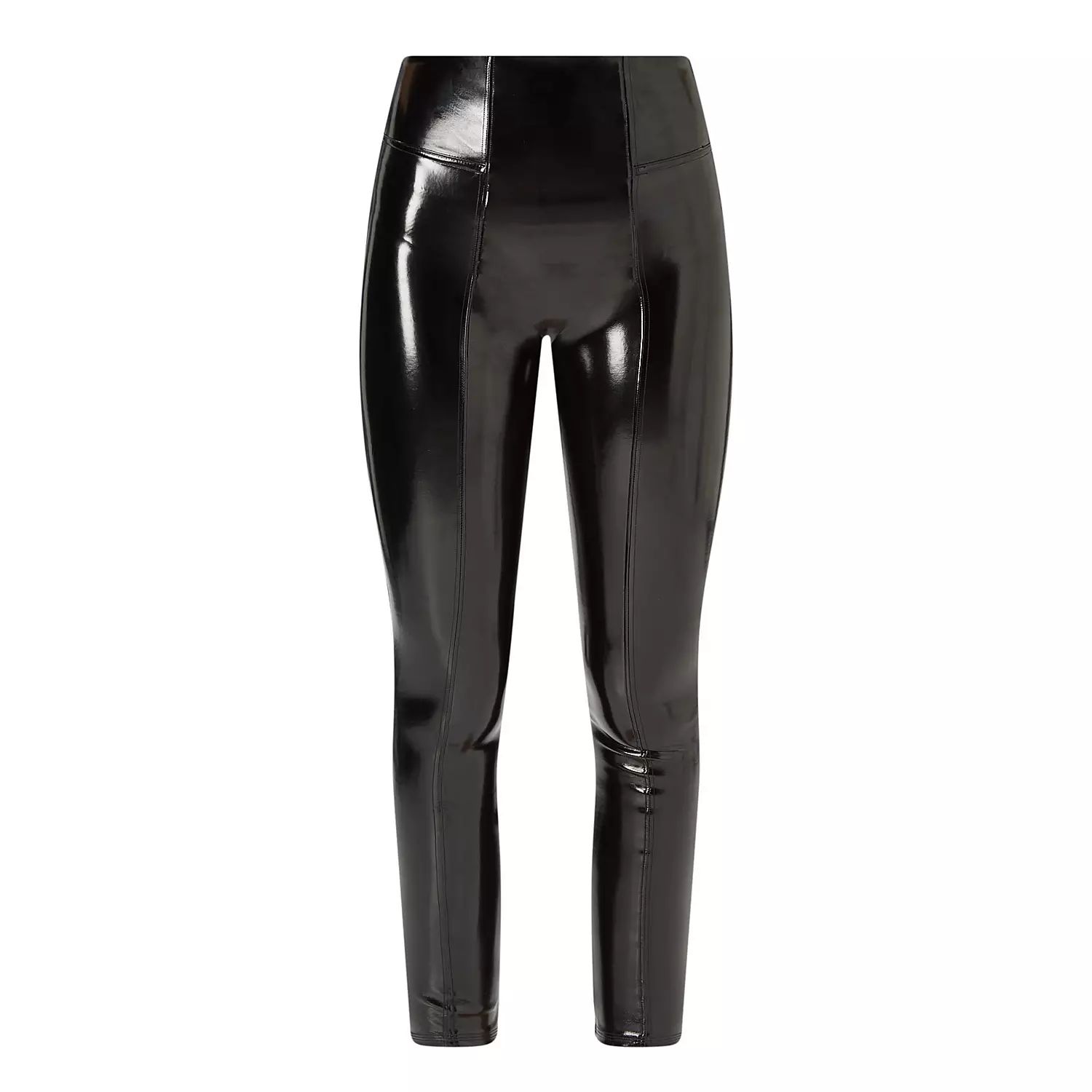 SPANX Shiny Faux Patent Leggings - Black | Brown Thomas (IE)