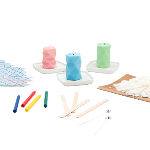 Geometric Candles | KiwiCo | KiwiCo