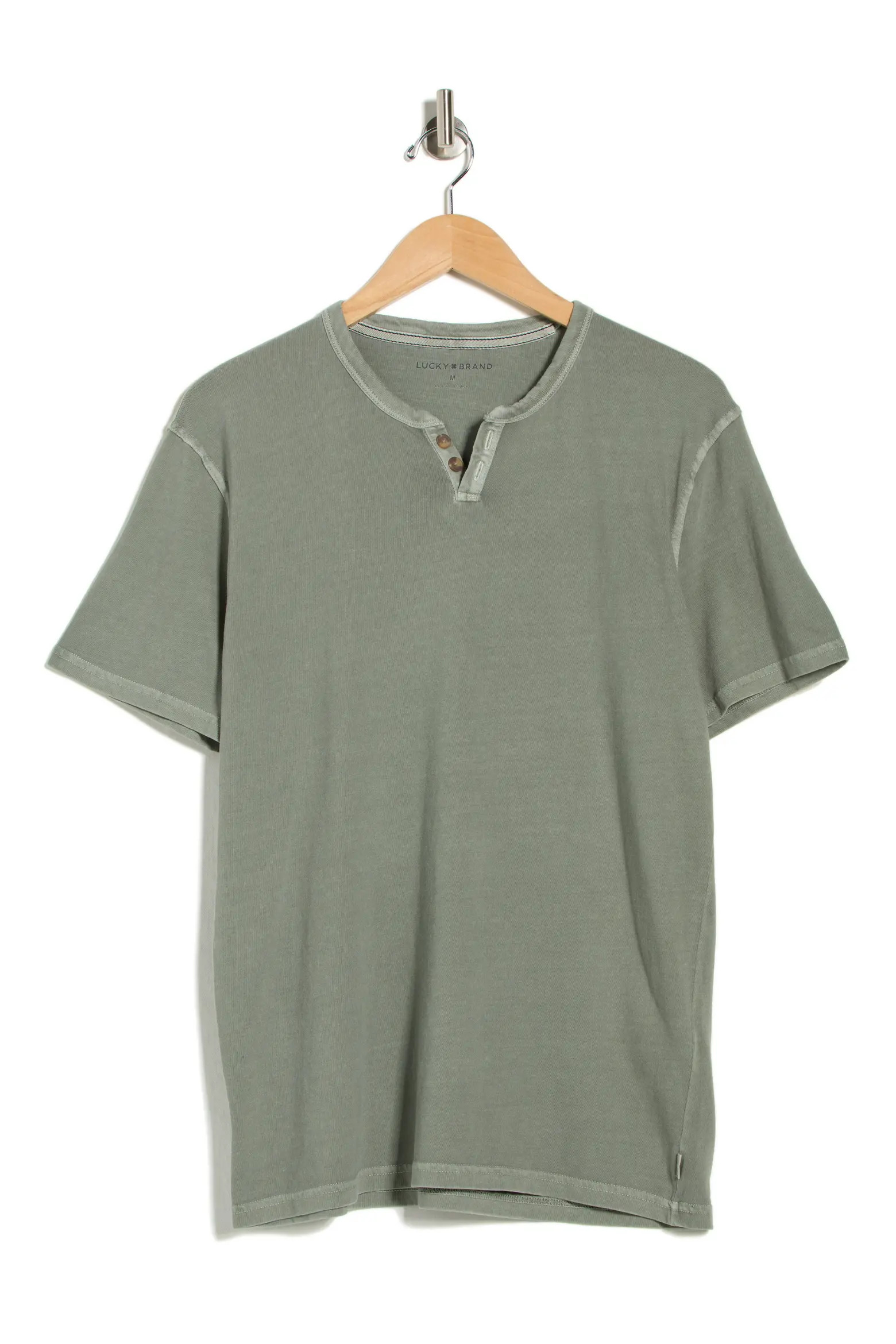 Lucky Brand Burnout Notch Neck T-Shirt (Men) | Nordstromrack | Nordstrom Rack