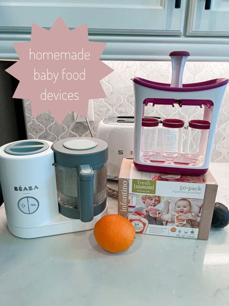 ➡️We love the Beaba steamer and blender, we do BLW and this has made life so much easier! I steam all his food in this and then will do chunky purées sometimes.
➡️the infantino baby pouch maker is fabulous. I enjoy making fresh fruit and veggie pouches for AJ. This also comes in handy when we have leftovers and I can just blend it up and then put in a pouch for AJ to snack on or have for a meal!

#LTKbump #LTKbaby