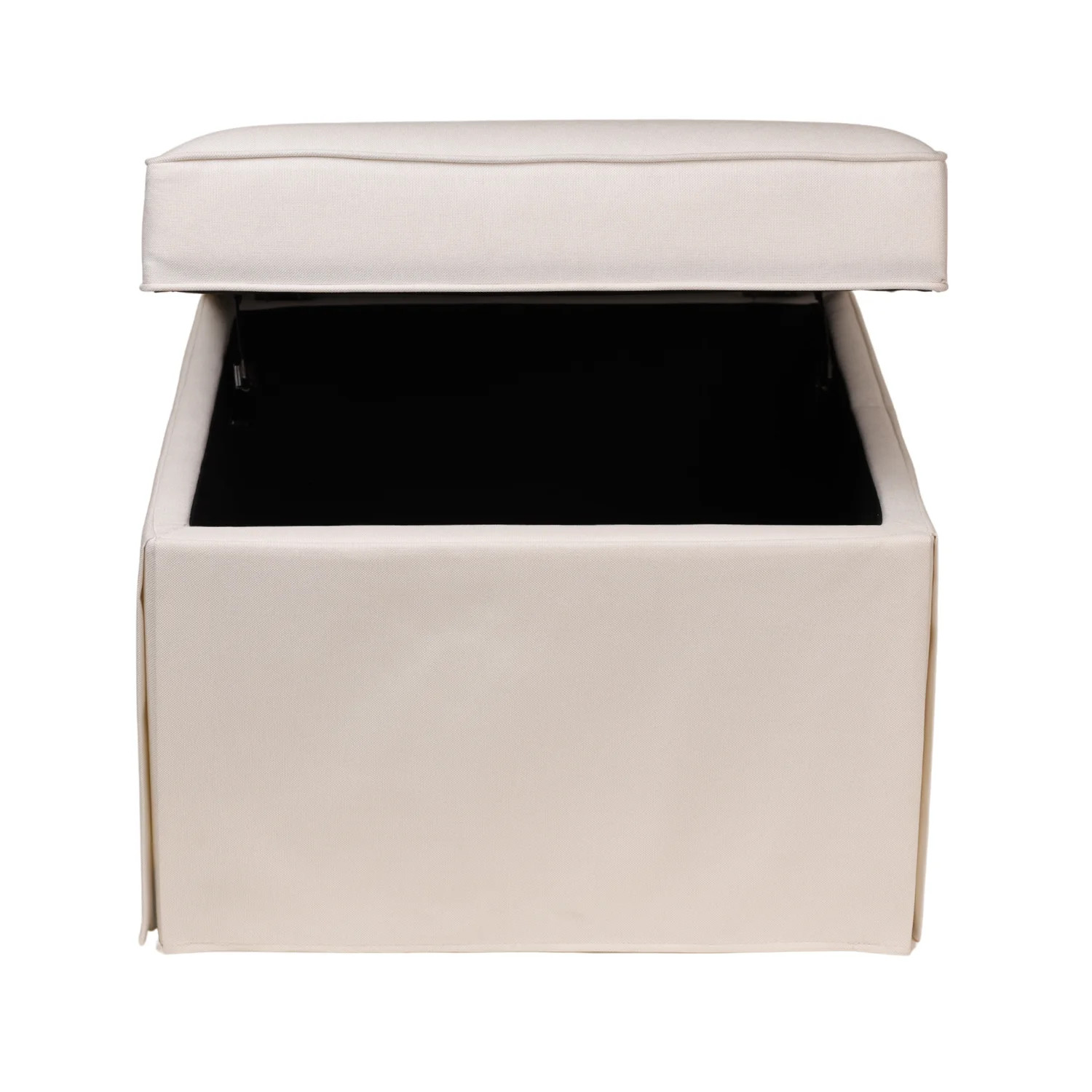 My Texas House Alamo Skirted Ottoman, Taupe Fabric | Walmart (US)