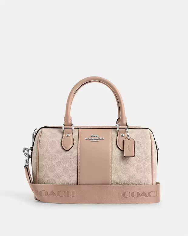 Rowan Satchel Bag In Signature Canvas | Coach Outlet US