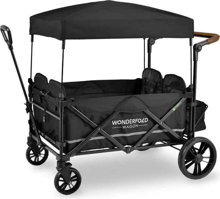 Wagon Push/Pull Quad Stroller Wagon - Black | Nordstrom Rack