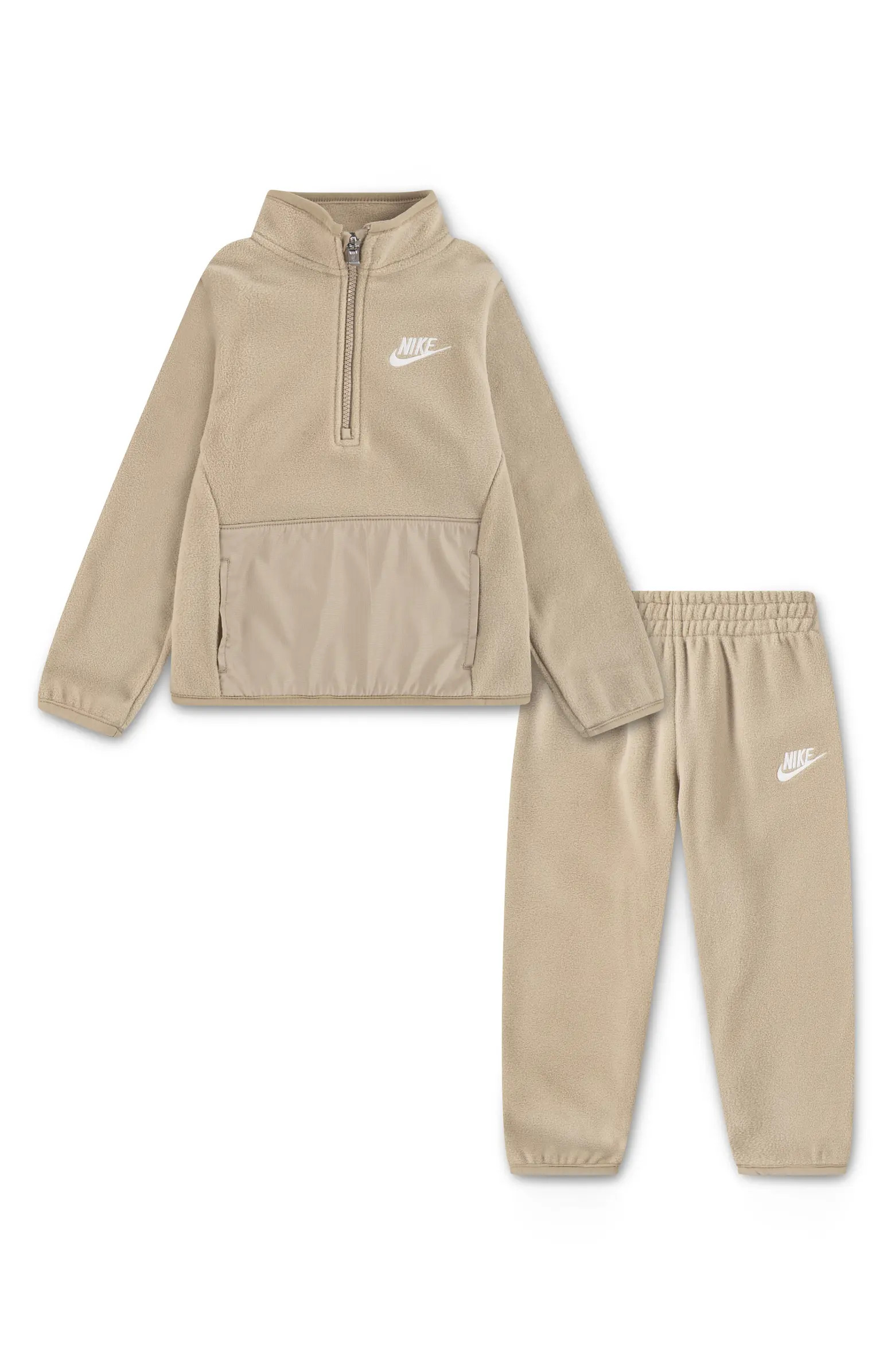 Kids' Lifestyle Essential Half Zip Sweatshirt & Joggers Set | Nordstrom Rack