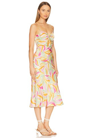 ASTR the Label Mariela Dress in Mustard & Pink Floral from Revolve.com | Revolve Clothing (Global)