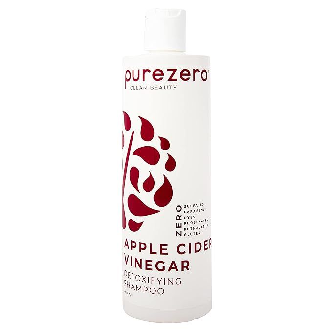 Purezero Apple Cider Vinegar Detoxifying Shampoo, 12 FZ - Detox Scalp & Hair - pH balanced -Incre... | Amazon (US)