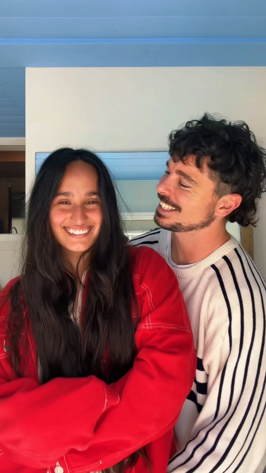 Sunday fit check! These chilly Florida days call for jackets and sweaters ❤️ this red jacket from revolve is under $100 and my all time favorite! 

Couple ootd | spring | pop of red | spring fashion | outfits for him

#LTKSeasonal #LTKfindsunder100 #LTKVideo