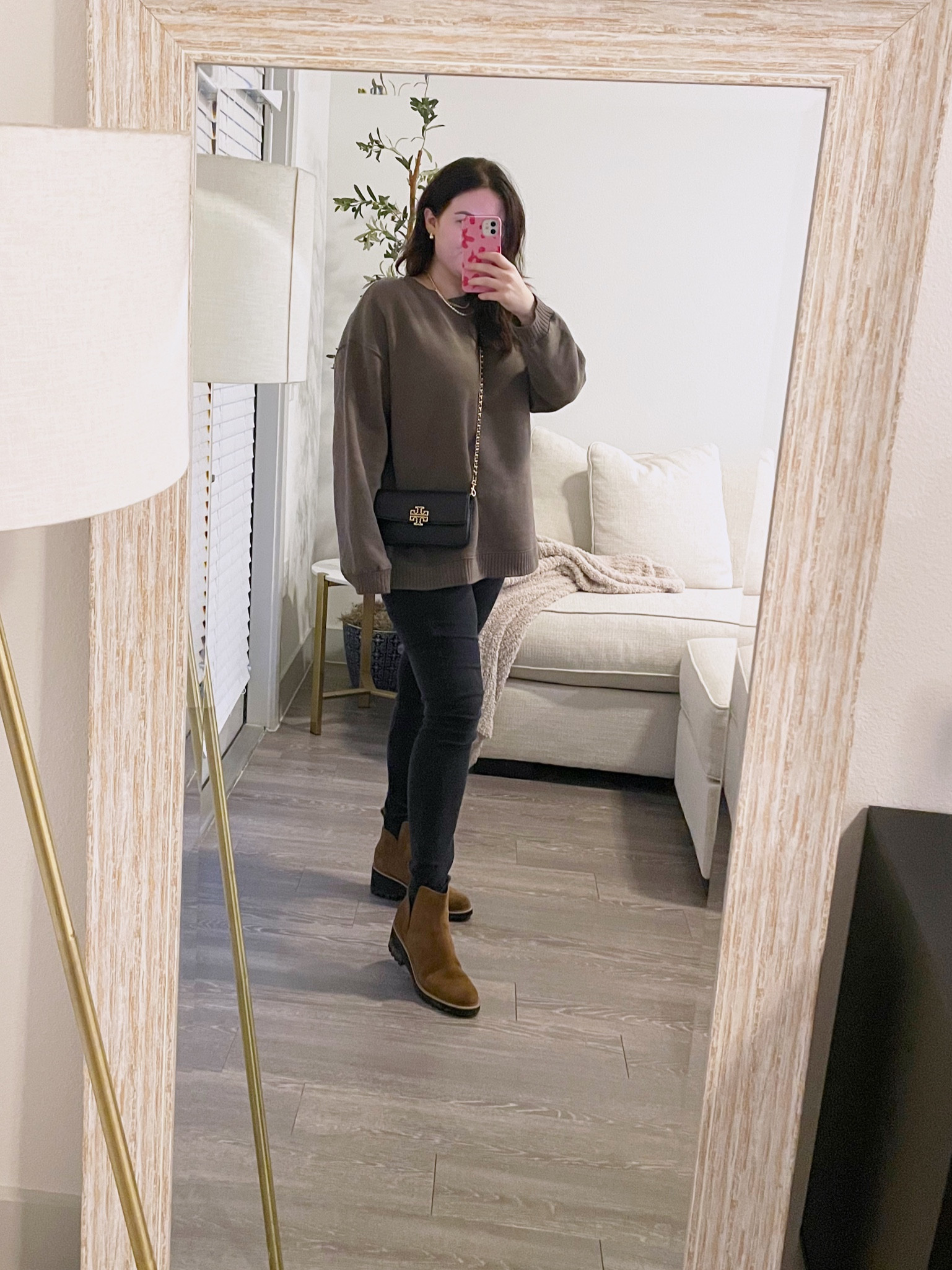 Teacher life OOTD Inspo: Yesterday was kind of  dreary out + it was a Monday. Teachers was able to wear black jeans, and I paired them with one of favorite tops from Zara ( you may recall I wore a white one recently). The silhouette is more like a sweater, but the fabric is a very soft cotton material similar to a sweatshirt but more elevated. I paired it with some brown boots, jewelry, and a Kate Spade crossbody. Of course, I still have to lug around my large teacher bag which is Consuelo. I’ll try to find a pic of it. I pray you have a great week before Thanksgiving  ( counting down the days here.).

So there you go, find the easy peasy teacher outfit   below, if you’re interested 

Winter boots 
Warm socks 
Sweaters 
Black jeans 
Teacher outfit 
Tory Burch crossbody 
Teach style 
Sorel
Marc fisher 
Sam Edelman 

#LTKfindsunder100 #LTKshoecrush #LTKCyberWeek