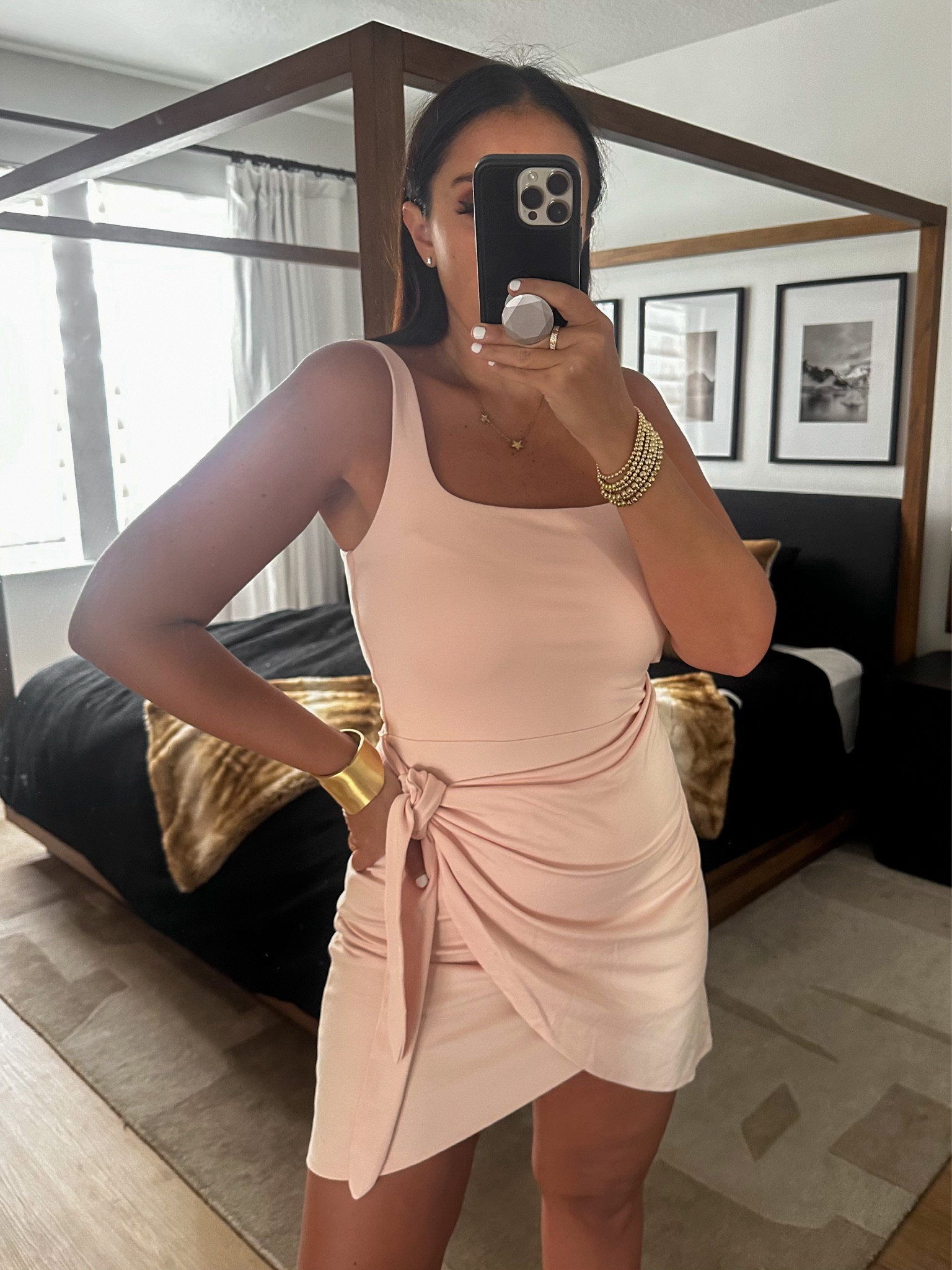 aje white mini dress Mina Mini Dress