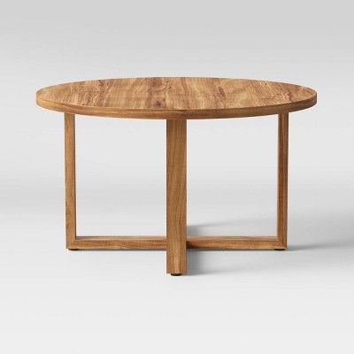 Sindri Round Wooden Coffee Table Brown - Project 62™ | Target