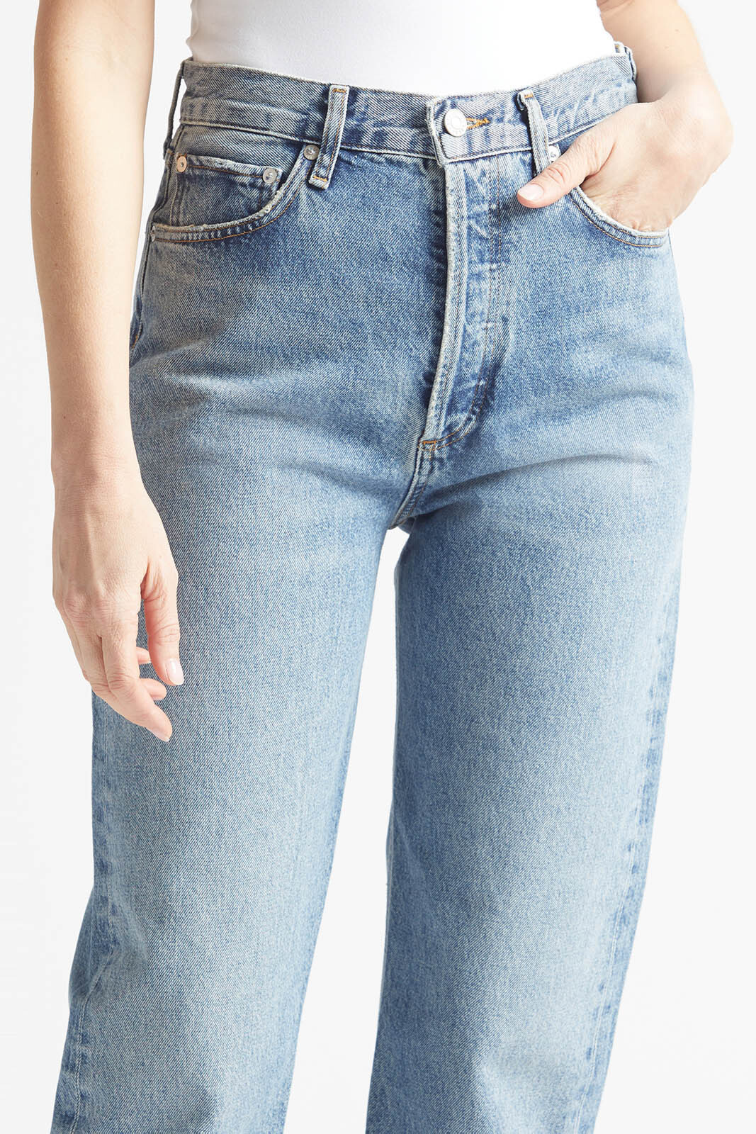 90's Pinch Waist High Rise Straight | Evereve