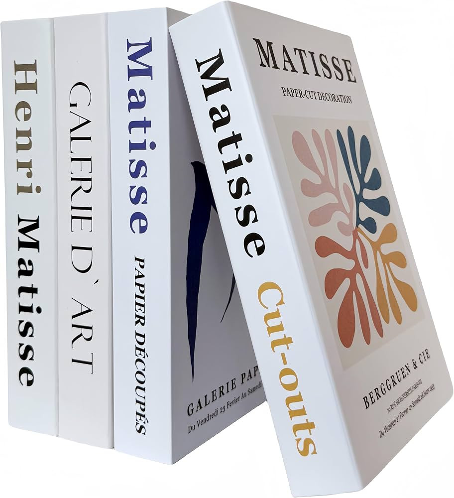 Decorative Books Set of 4 - Ediactcyl Hardcover Home Decor Books Display for Decorative Vases Hom... | Amazon (US)