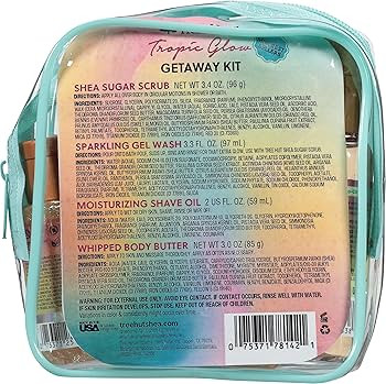 Tree Hut Tropic Glow Everything Shower Gift Set for Women, Exfoliating Body Scrub, Body Wash, Sha... | Amazon (US)
