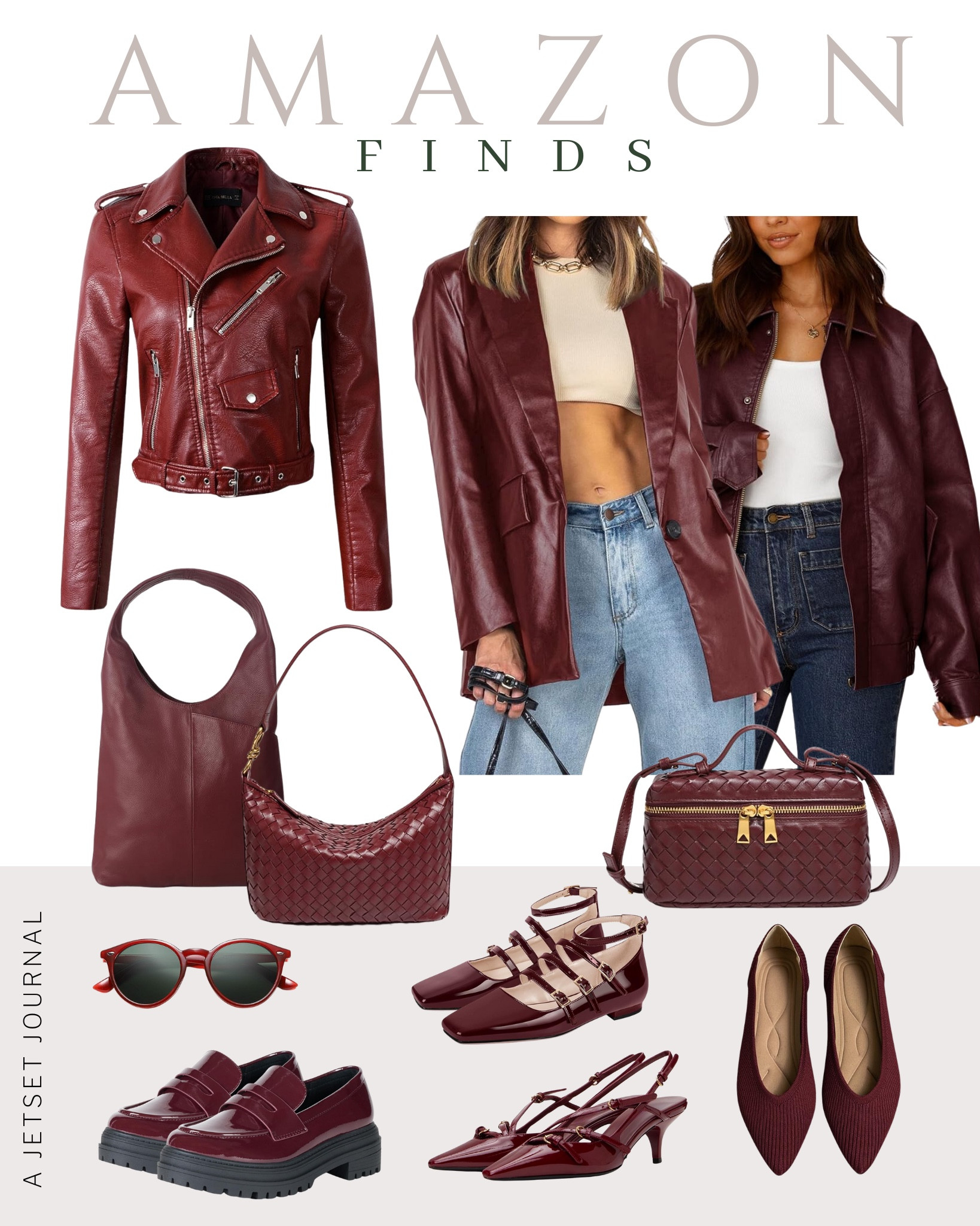 Stand out with these gorgeous burgundy fashion finds!

shoe inspo, fall fashion, fall colors, cute coat, favorite finds, fall outfit idea, burgundy fashion, functional bag, leather jacket

#LTKSeasonal #LTKU #LTKStyleTip