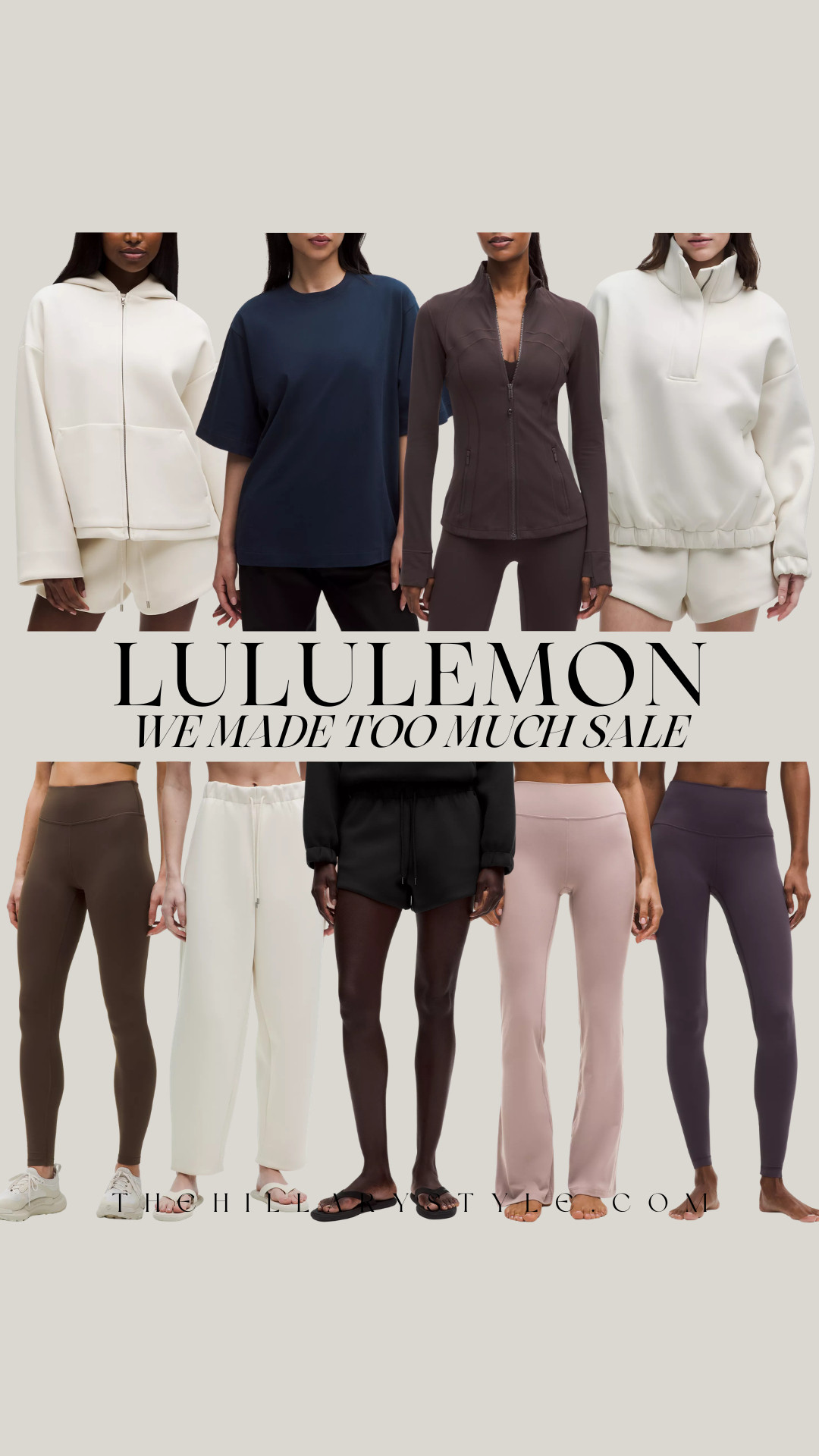 Must-Shop Lululemon We Made Too Much Finds
Don't miss out! The Lululemon We Made Too Much sale is stacked with amazing deals on all your favorites. I've found incredible markdowns on everything from the viral softstreme sets and oversized scubas to define jackets and align leggings in core colors and trend shades. These are the elevated athleisure essentials you need for that effortless "quiet luxury" look. Sizes are selling out FAST on these bestsellers, so grab these pieces for your workout-to-weekend rotation while you can! Happy scoring! 

 #TheHillaryStyle #LululemonSale #WeMadeTooMuch #LululemonHaul #AthleisureStyle #ActivewearDeals #QuietLuxury #ScubaHoodie #LululemonAlign #FitnessFashion #LTKsale #PinterestFaves 

#LTKSeasonal #LTKActive #LTKSaleAlert