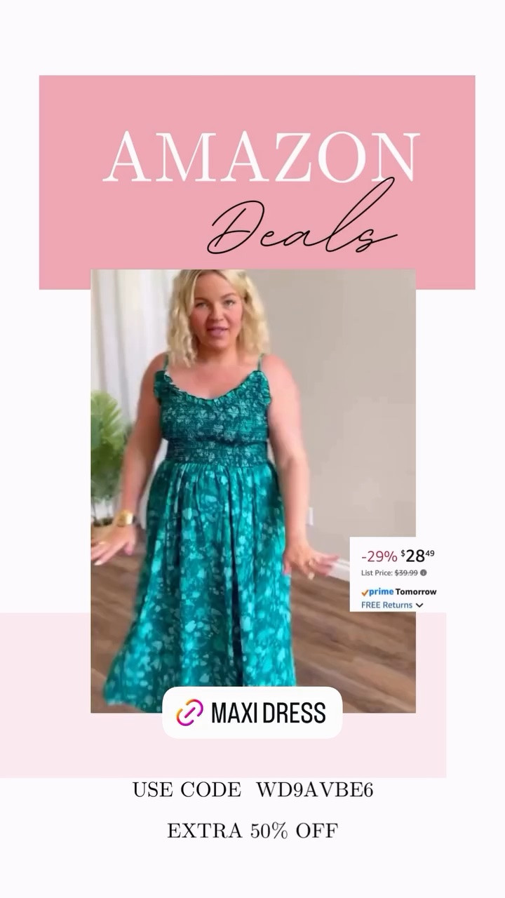 Pretty floral dress for summer on deal!

#LTKMidsize #LTKSeasonal #LTKSaleAlert