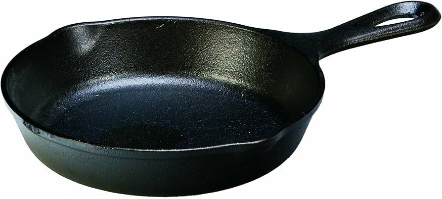 Lodge 6-1/2 Inch Cast Iron Pre-Seasoned Skillet – Signature Teardrop Handle - Use in the Oven, ... | Amazon (US)