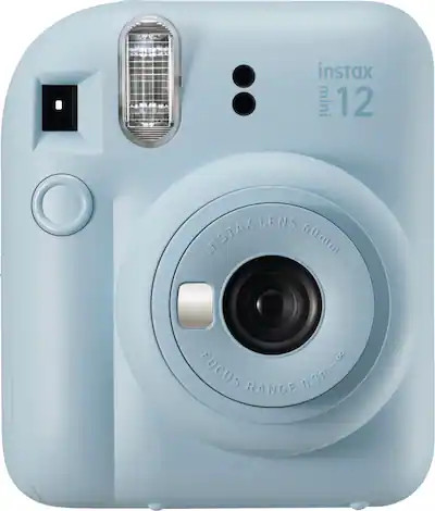 Fujifilm - instax mini 12 Instant Film Camera - Pastel Blue | Best Buy U.S.