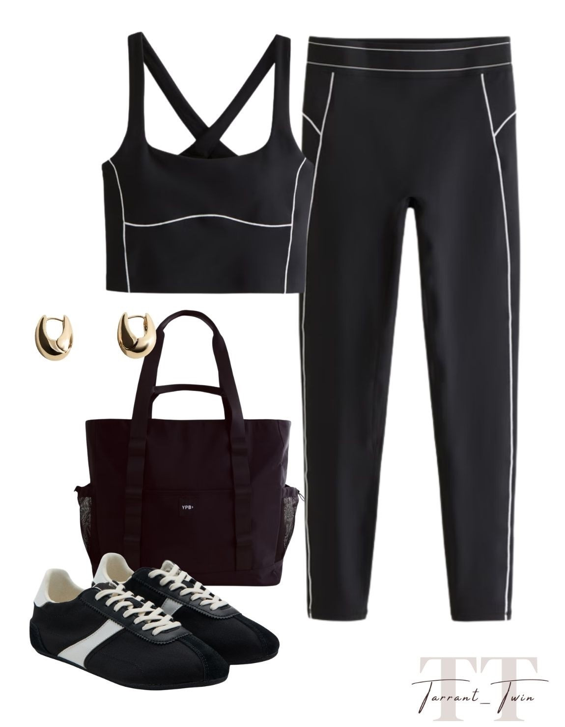 Sleek Activewear & Sporty Chic! 👟

I am loving this perfectly coordinated gym-to-street look with these Abercrombie and Mango finds, all under $100! Embrace a modern athletic vibe with this matching black set featuring crisp white piping details. I am obsessed with how the structured tote and retro-style sneakers pull the whole outfit together. Finish it off with chunky gold hoops for that effortless "clean girl" aesthetic that works for a workout or a coffee run!

#ActivewearStyle
#AbercrombieActive
#MangoFinds
#SportyChic
#OOTD
#GymFashion
#WorkoutInspo
#Athleisure
#CleanGirlAesthetic
#BudgetFriendlyFashion
#EverydayStyle
#LTKFit
#StreetStyle
#MinimalistStyle
#Under100

#LTKActive #LTKfitnessgoals #LTKootd