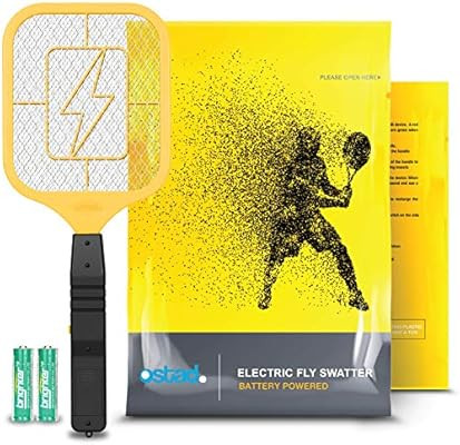 Ostad Electric Fly Swatter Racket – Bug Zapper Racquet – Handheld Bug, Insects, Fly & Mosquit... | Amazon (US)
