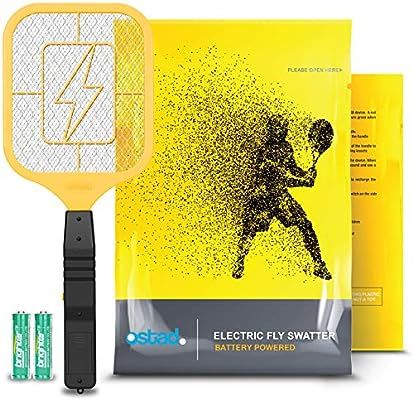 Ostad Electric Fly Swatter Racket – Bug Zapper Racquet – Handheld Bug, Insects, Fly & Mosquit... | Amazon (US)