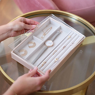 Stackers® Classic Acrylic Lid Clear | The Container Store